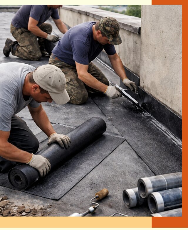 Гидроизоляция кровли в Луховицах от 4655 руб. — профессиональная гидроизоляция крыши | ТепломастерЛхв