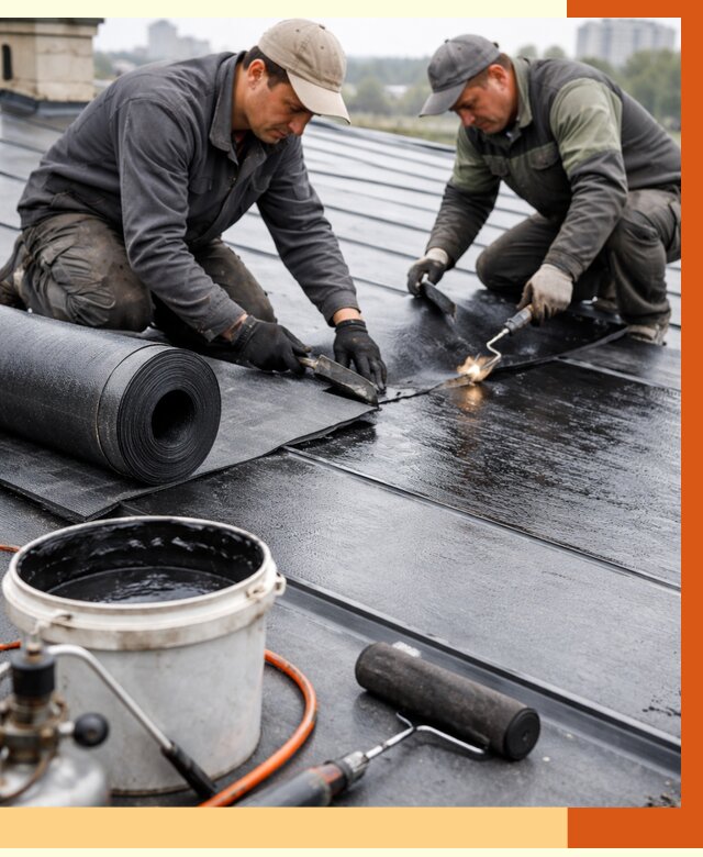 Гидроизоляция фальцевой кровли в Луховицах от 7759 руб. под ключ | ТепломастерЛхв