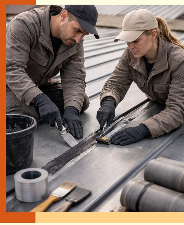 Гидроизоляция фальцевой кровли в Луховицах качественно и надежно