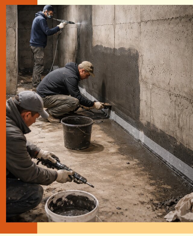 Гидроизоляция подвала в Луховицах — комплексная защита от влаги