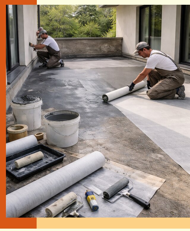 Гидроизоляция террасы в Луховицах — надежная защита от влаги и протечек