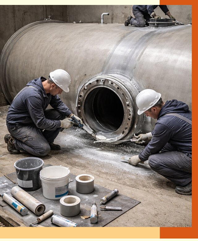 Гидроизоляция резервуара с топливом в Луховицах от 77588 руб. под ключ | ТепломастерЛхв