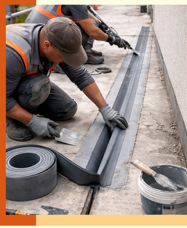 Гидроизоляция деформационного шва в Луховицах профессионально и надежно