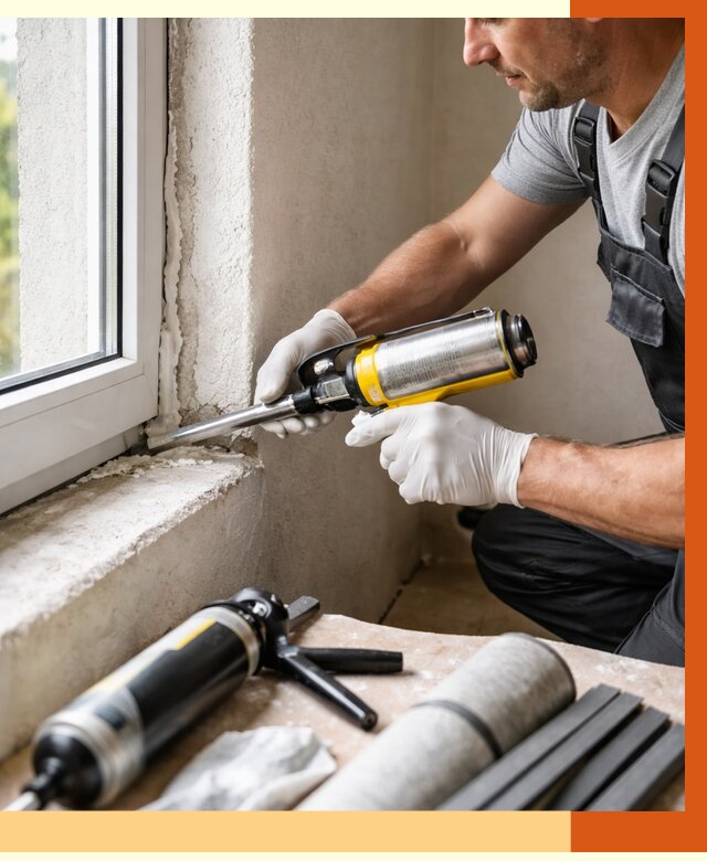 Герметизация стыков и примыканий в Луховицах от 1241 руб. под ключ | ТепломастерЛхв