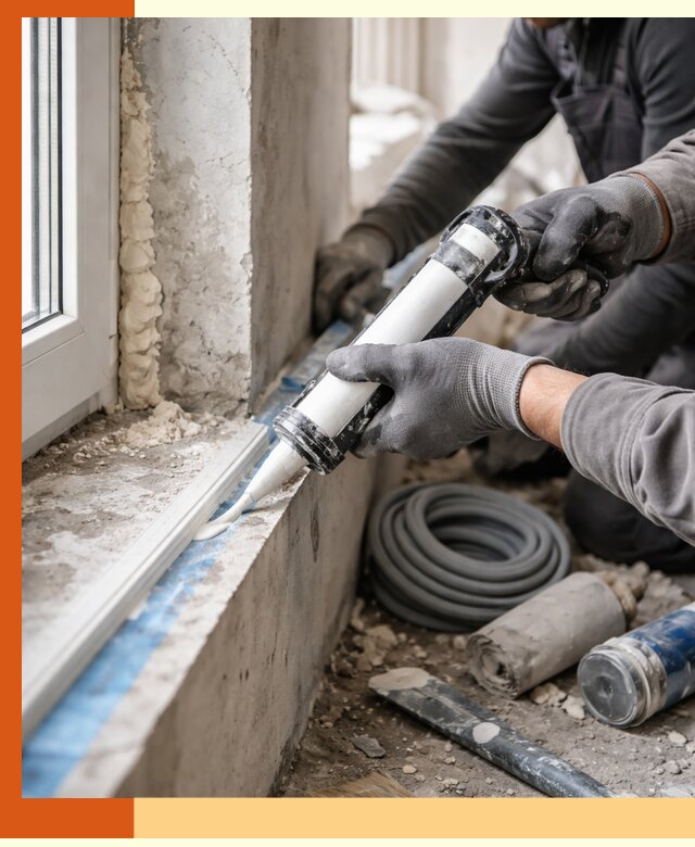 Герметизация стыков и примыканий зданий в Луховицах